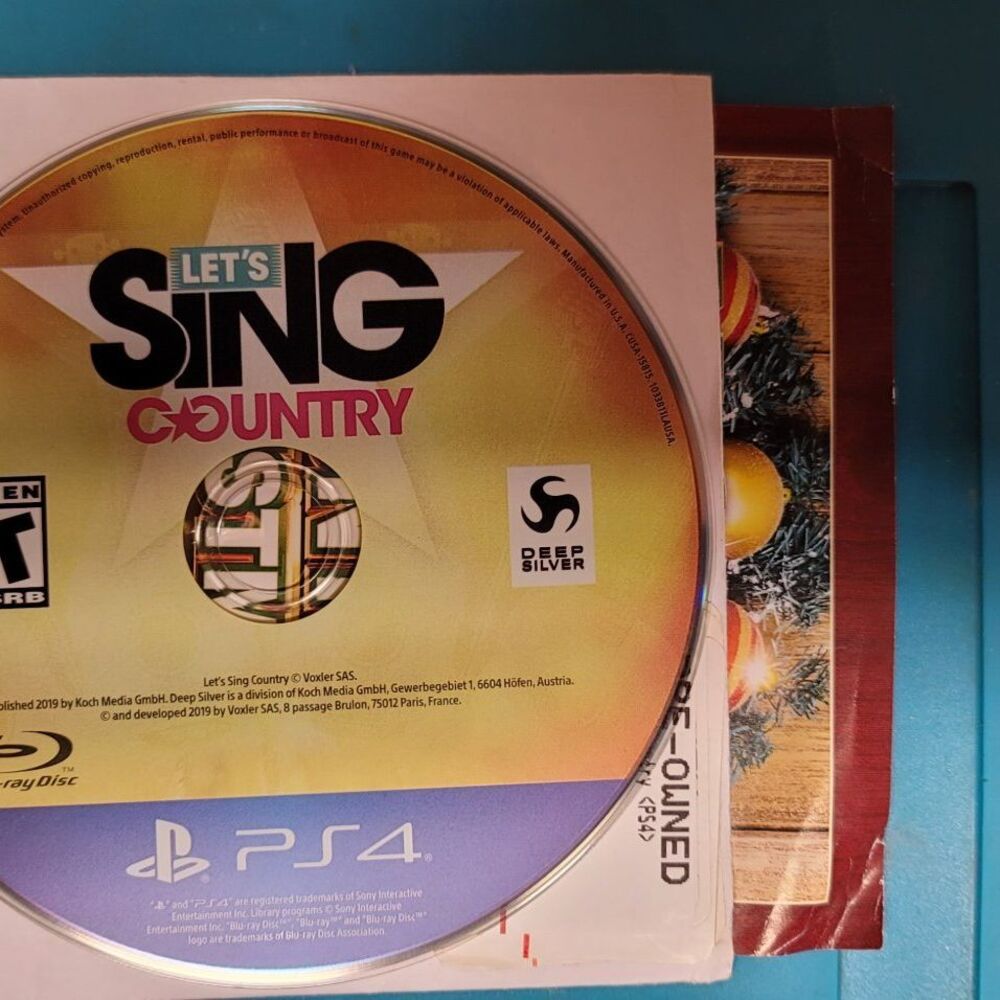 Lets Sing Country for Playstation 4